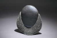 Kobayashi%20Hideo%2C%20%3Cb%3E%3Ci%3E%20Black%20Shino%20Unglazed%20Vase%3C%2Fi%3E%3C%2Fb%3E%2C%201995%2F1997%2C%20stoneware%20with%20carbonized%20surface%20and%20white%20glaze%2C%20Museum%20Purchase%3A%20Funds%20provided%20by%20the%20Asian%20Art%20Council%2C%20%26%23169%3B%20artist%20or%20other%20rights%20holder%2C%201998.30